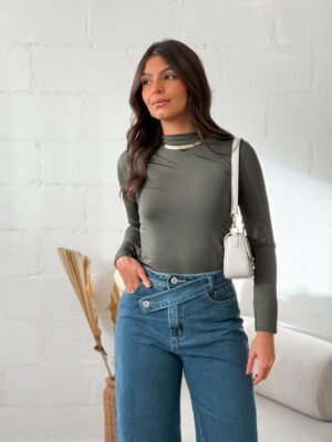 Blusa Manga Longa Calen