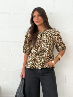 Blusa Onça Laurier