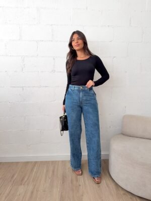 Calça Wide Leg Bey