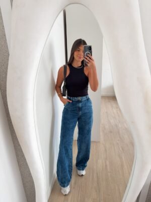 Calça Wide Leg Evie