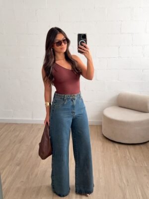 Calça Wide Leg Lisen