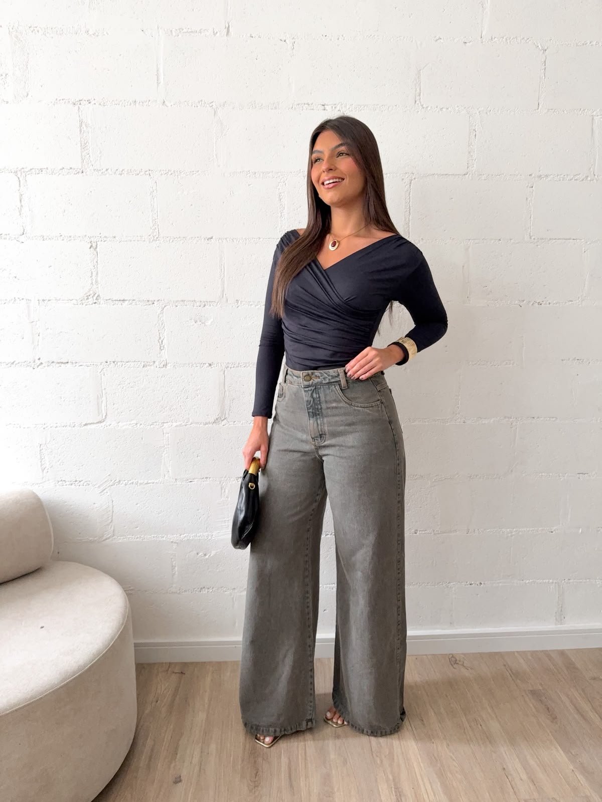 Calça Wide Leg Victorie - Imagem 4