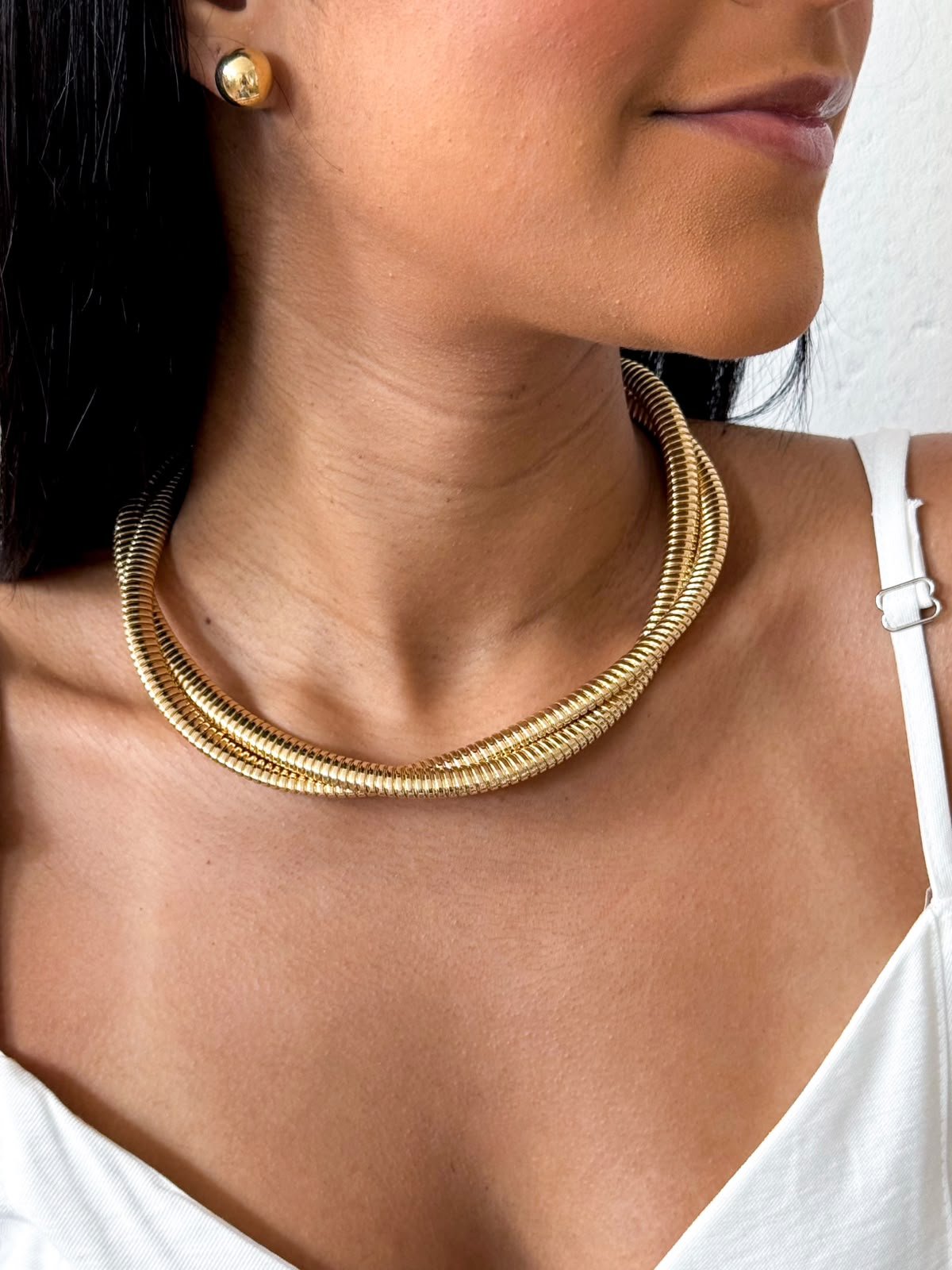 Conjunto Choker e Brinco Aria