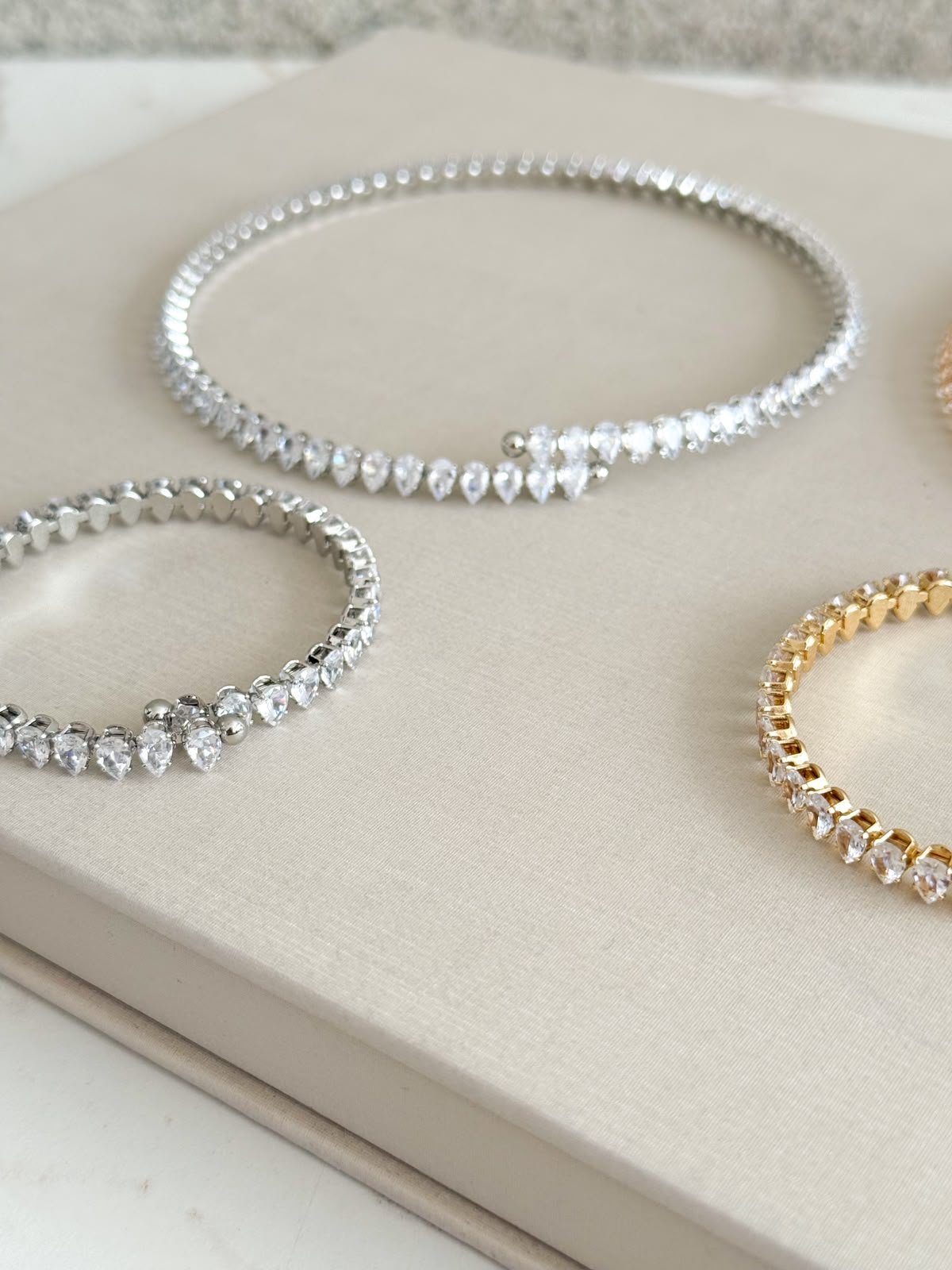 Conjunto Choker e Bracelete Brilhos - Imagem 4