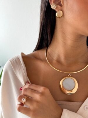 Conjunto Choker e Brincos Bellory