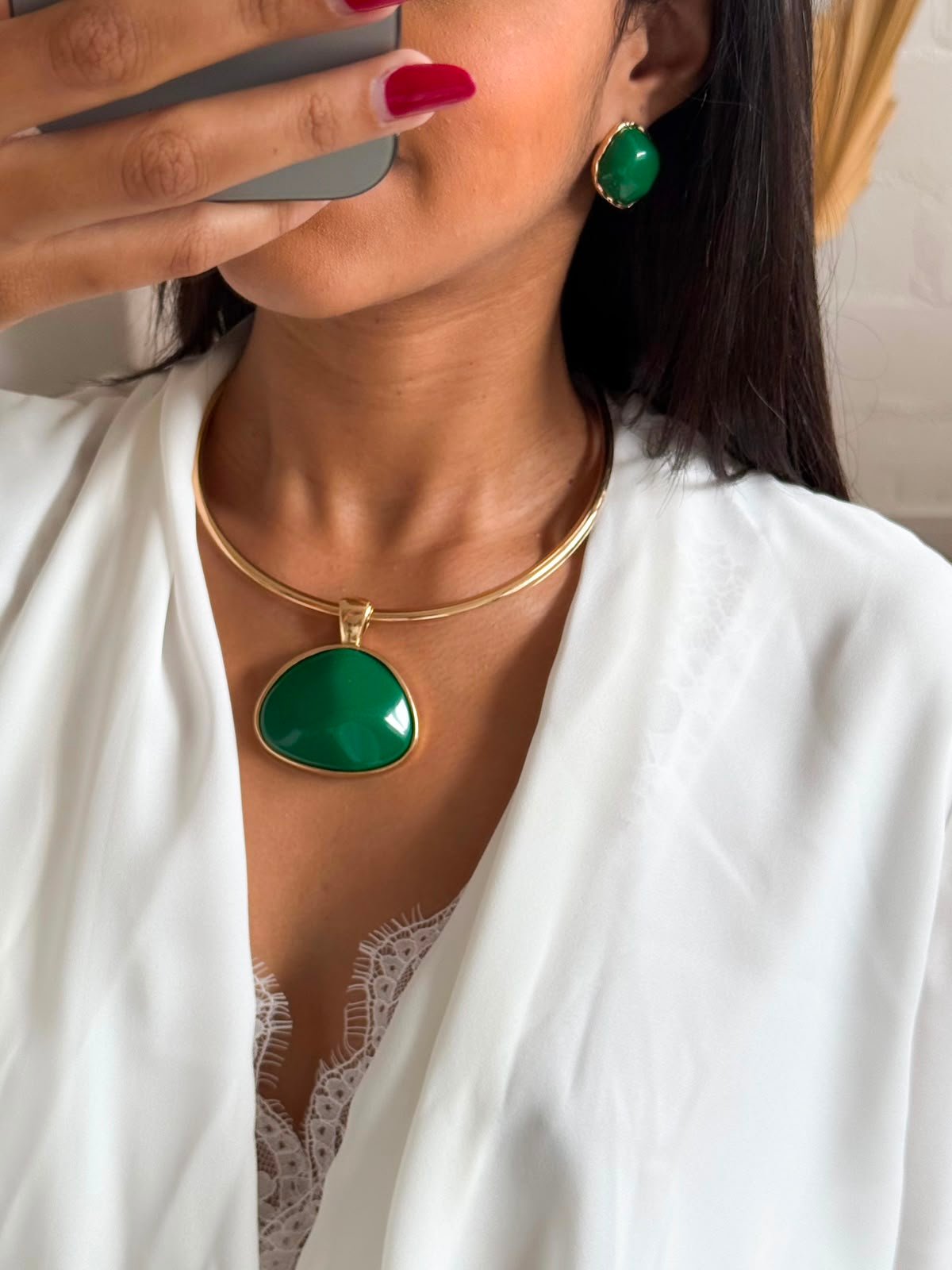 Conjunto Choker e Brincos Zahara - Imagem 2