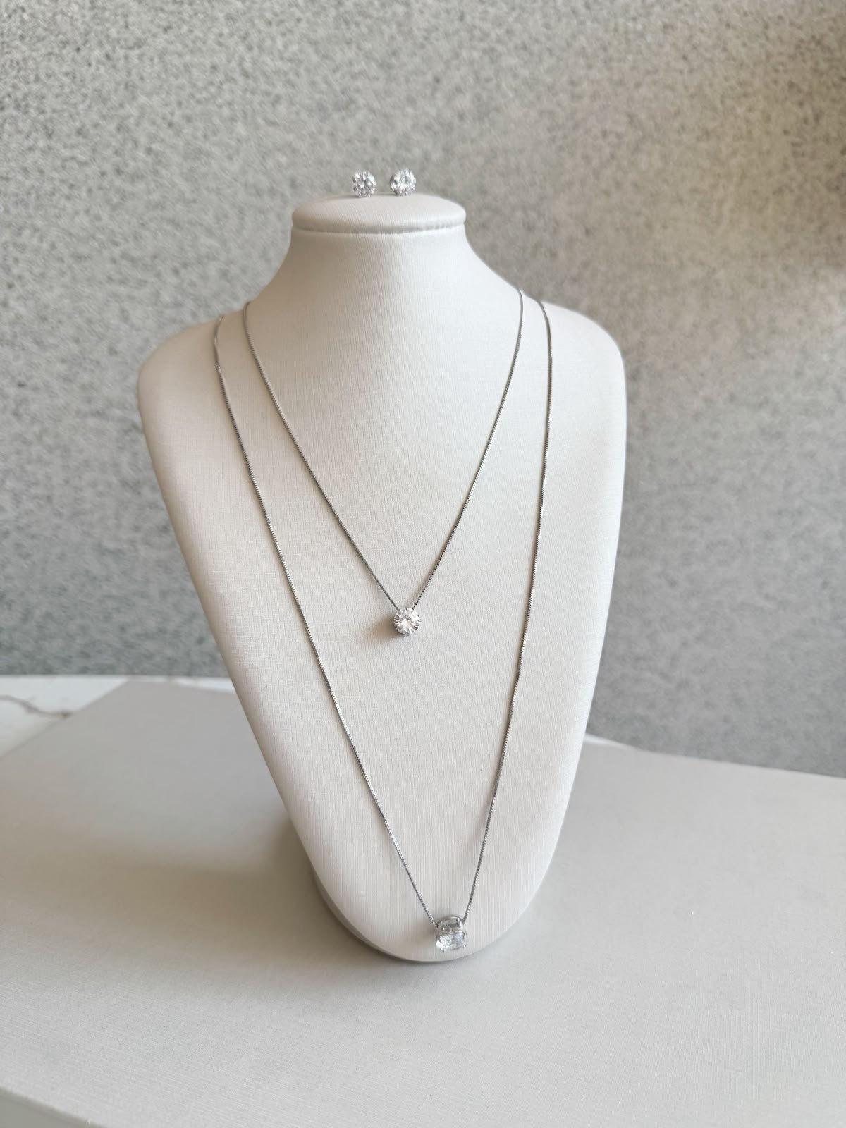 Conjunto Colar Duplo e Brincos Pina - Imagem 2