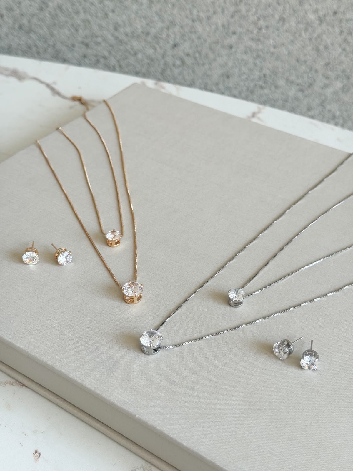 Conjunto Colar Duplo e Brincos Pina - Imagem 4