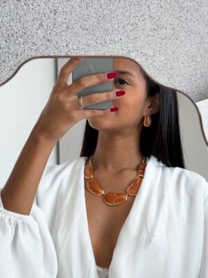 Conjunto Colar e Brincos Atena
