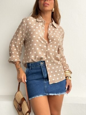 Saia Jeans Linia