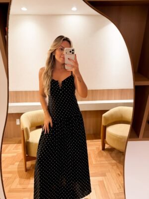 Vestido Cannes Poá